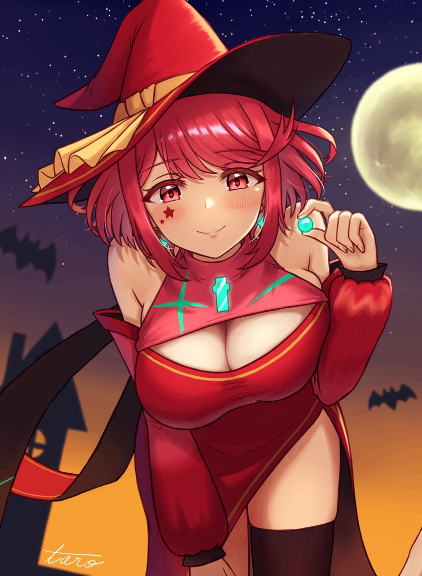 pyra (xenoblade chronicles and 1 more) drawn by taro_(peach_taro51)