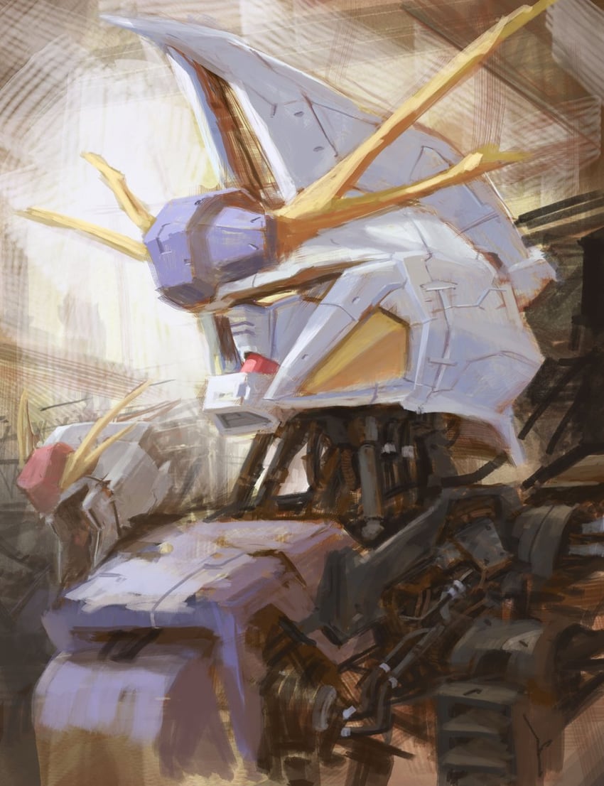 odysseus gundam (gundam and 1 more) drawn by molai