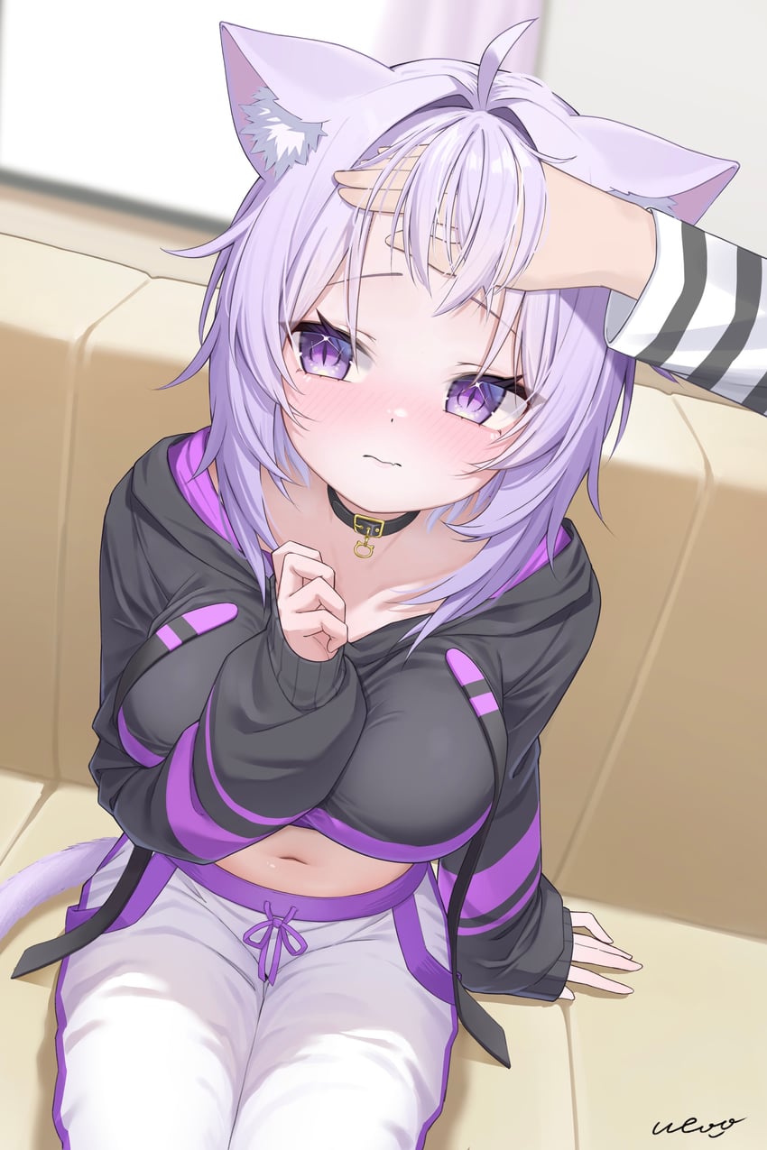 nekomata okayu (hololive) drawn by ai_(u_e_o_o)