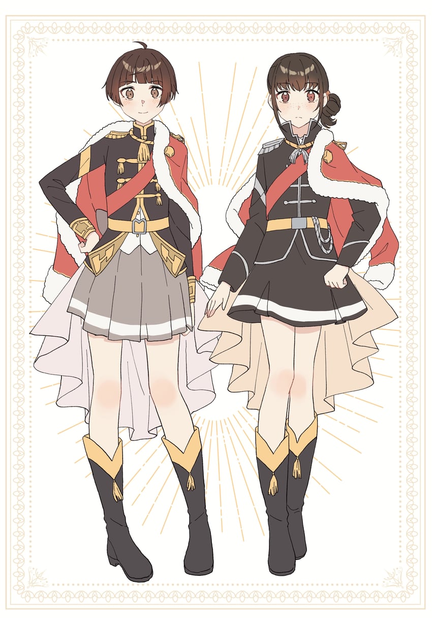 saijou claudine, tendou maya, tsunemori akane, and shimotsuki mika (shoujo kageki revue starlight and 1 more) drawn by kahuka25