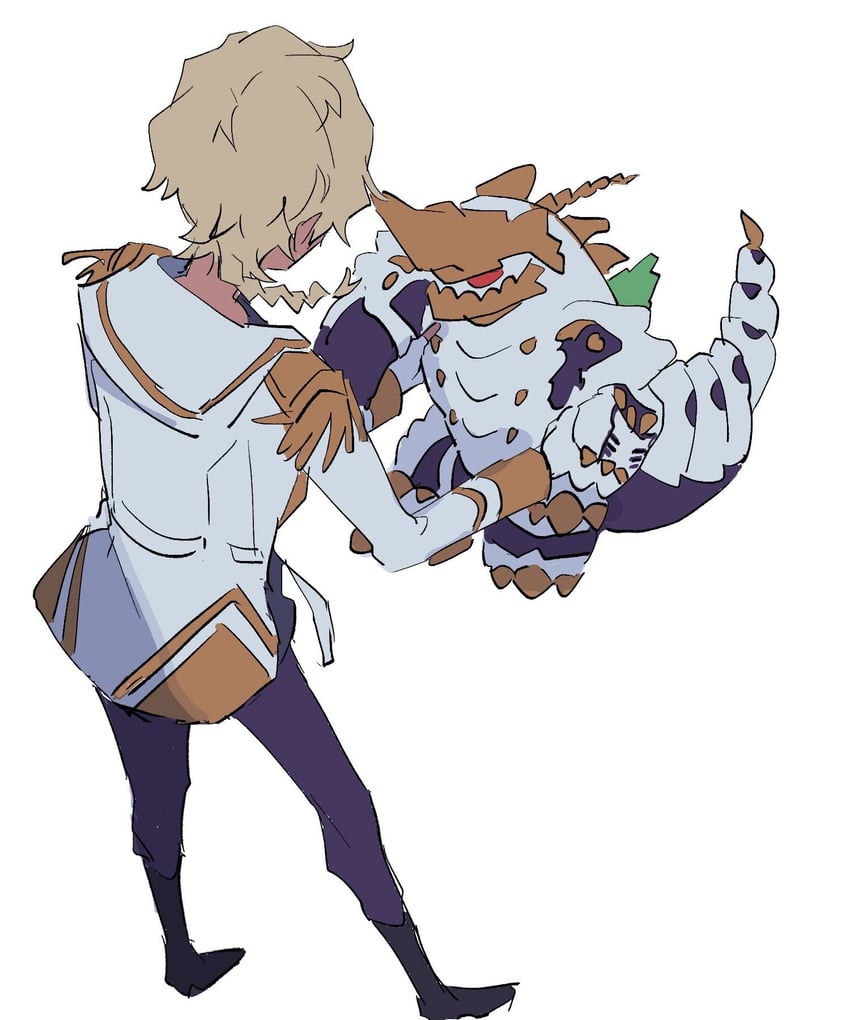 sizumu and gagula (gridman universe and 1 more) drawn by himagosan