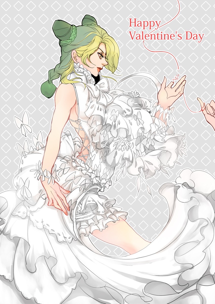 kujo jolyne (jojo no kimyou na bouken and 1 more) drawn by torike_(cc3323)