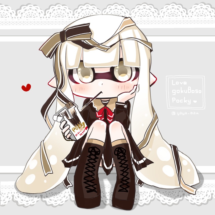 inkling player character and inkling girl (splatoon and 1 more) drawn by yaya_(yayaya)