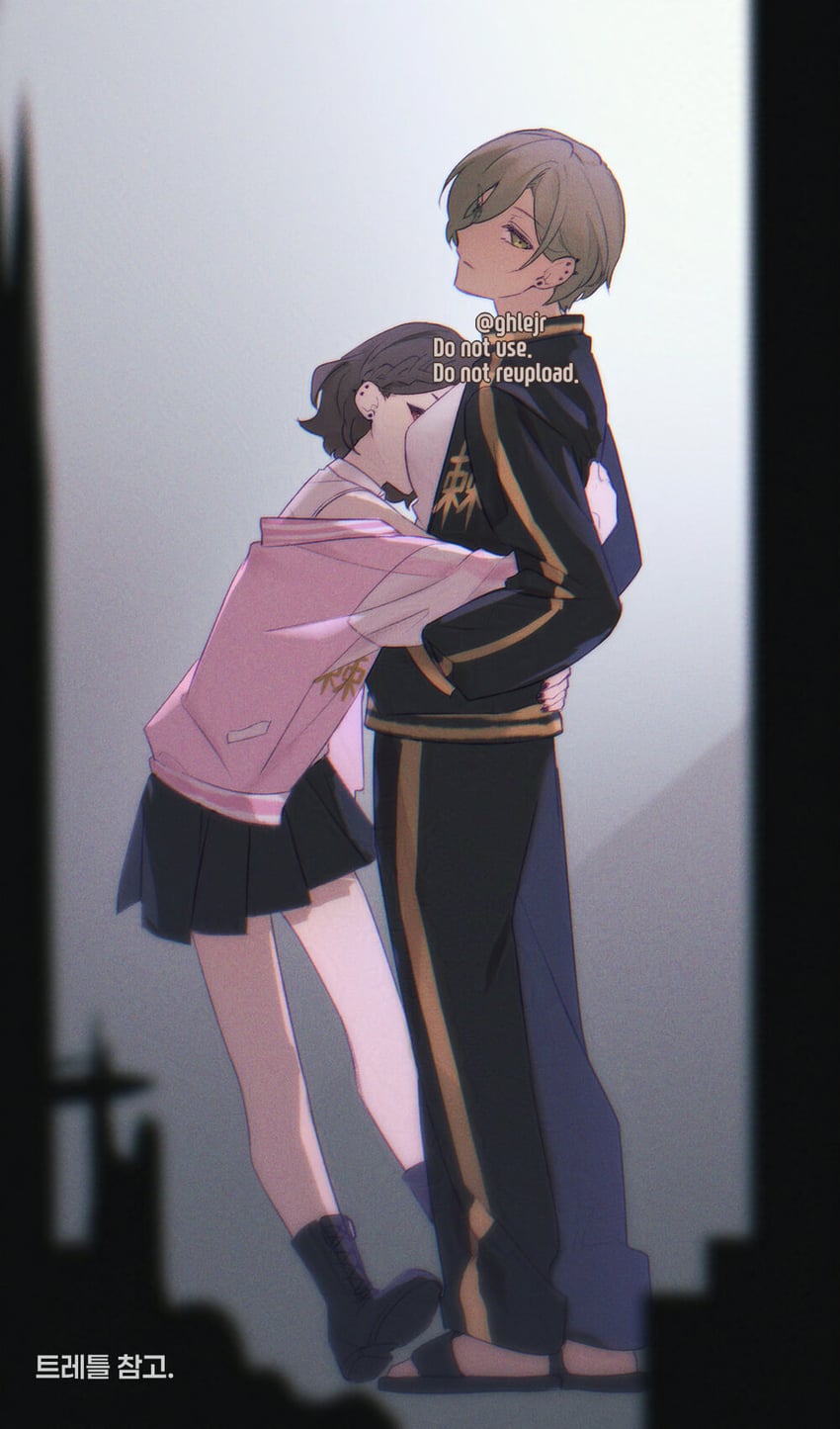 ebizuka tomo and rupa (girls band cry) drawn by ghlejr