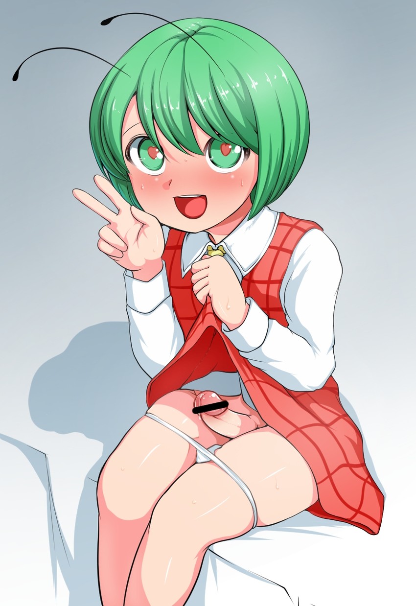 kazami yuuka and wriggle nightbug (touhou) drawn by sadahiro_(chicken_nugget_gyuuniku_aji)