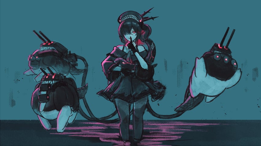 ra-class destroyer and ra-class destroyer beta (kantai collection) drawn by odachu