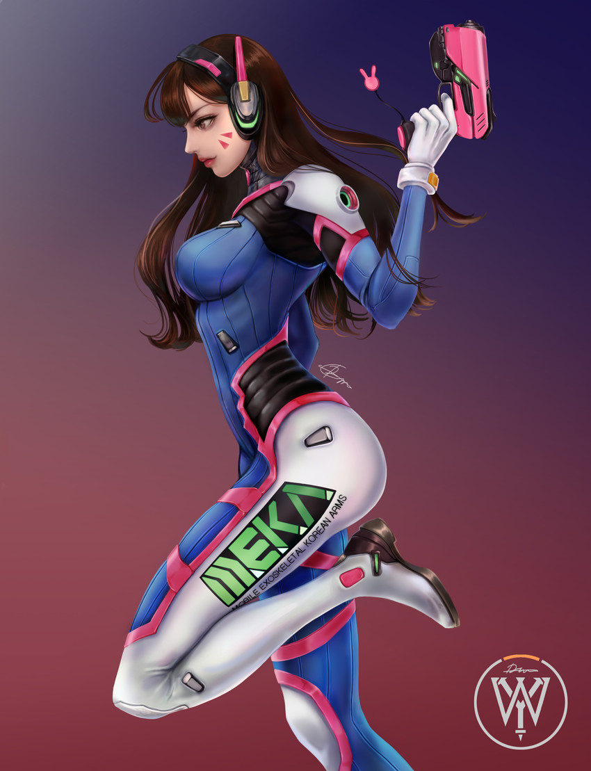 d.va (overwatch and 1 more) drawn by 12cm