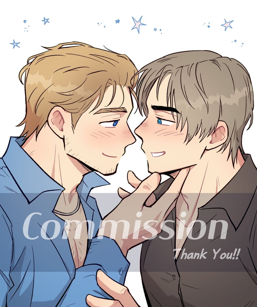 leon s. kennedy and felix richter (dead by daylight) drawn by wasted_m9