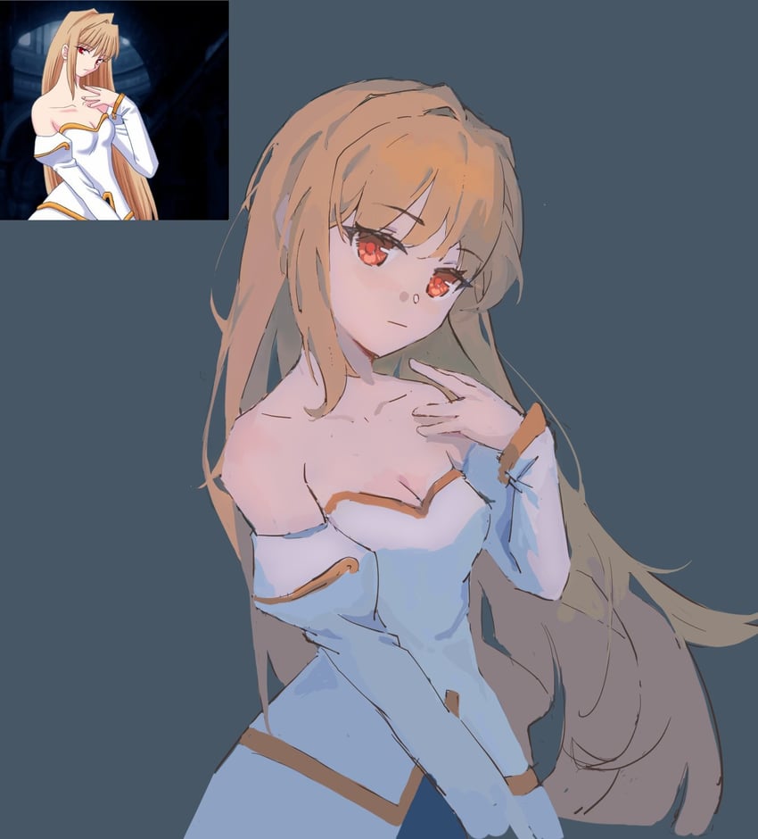 arcueid brunestud and archetype earth (tsukihime) drawn by yuzhenuuu11981