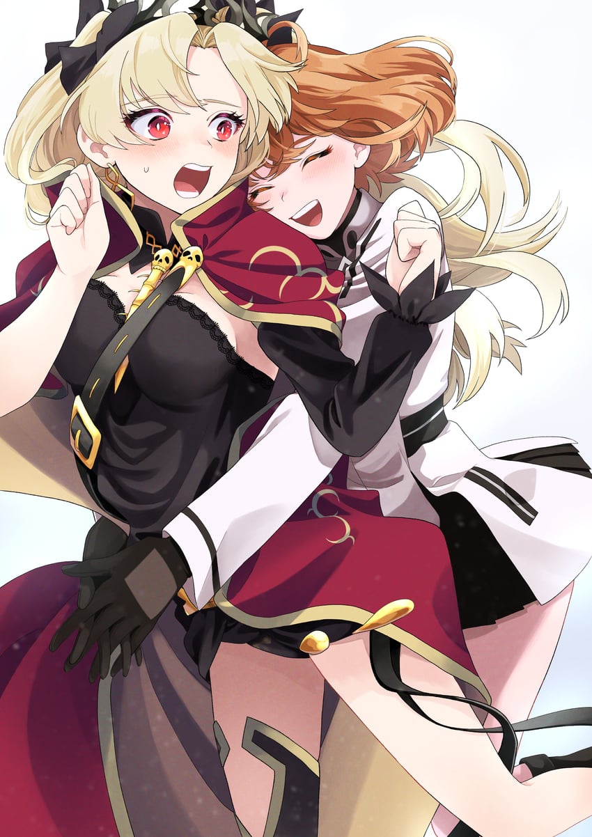 fujimaru ritsuka and ereshkigal (fate and 1 more) drawn by fuku_dan
