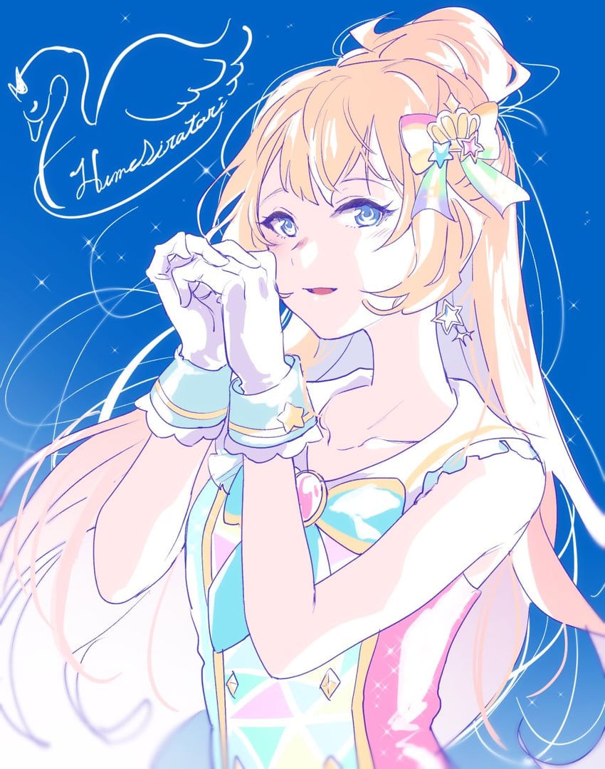 shiratori hime (aikatsu! and 1 more) drawn by shiontaso