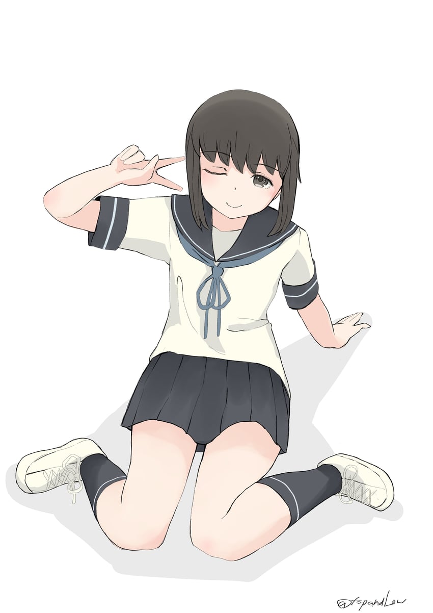 fubuki (kantai collection) drawn by toplow