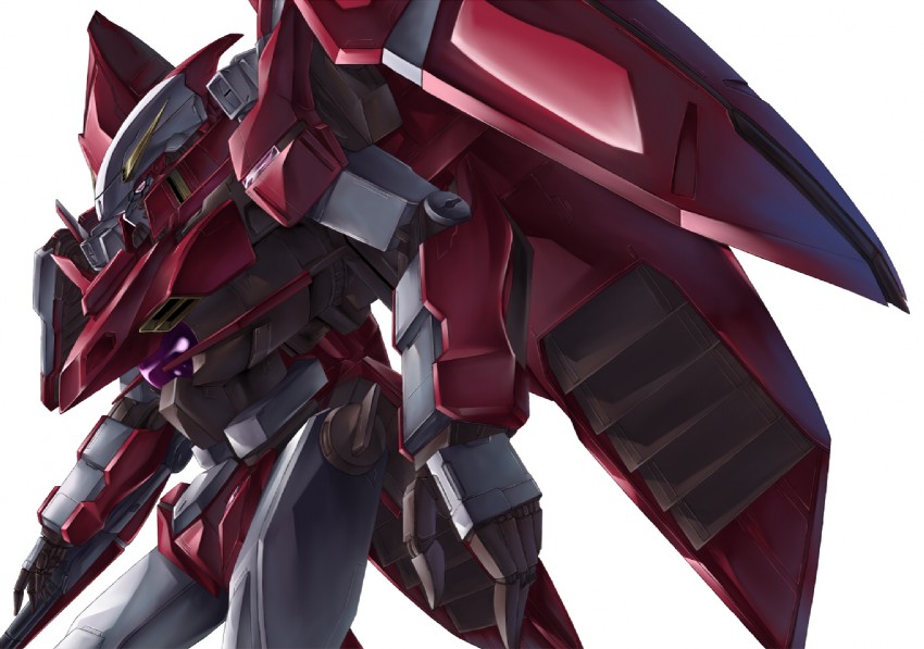gundam throne drei (gundam and 1 more) drawn by enu_(n_storage)