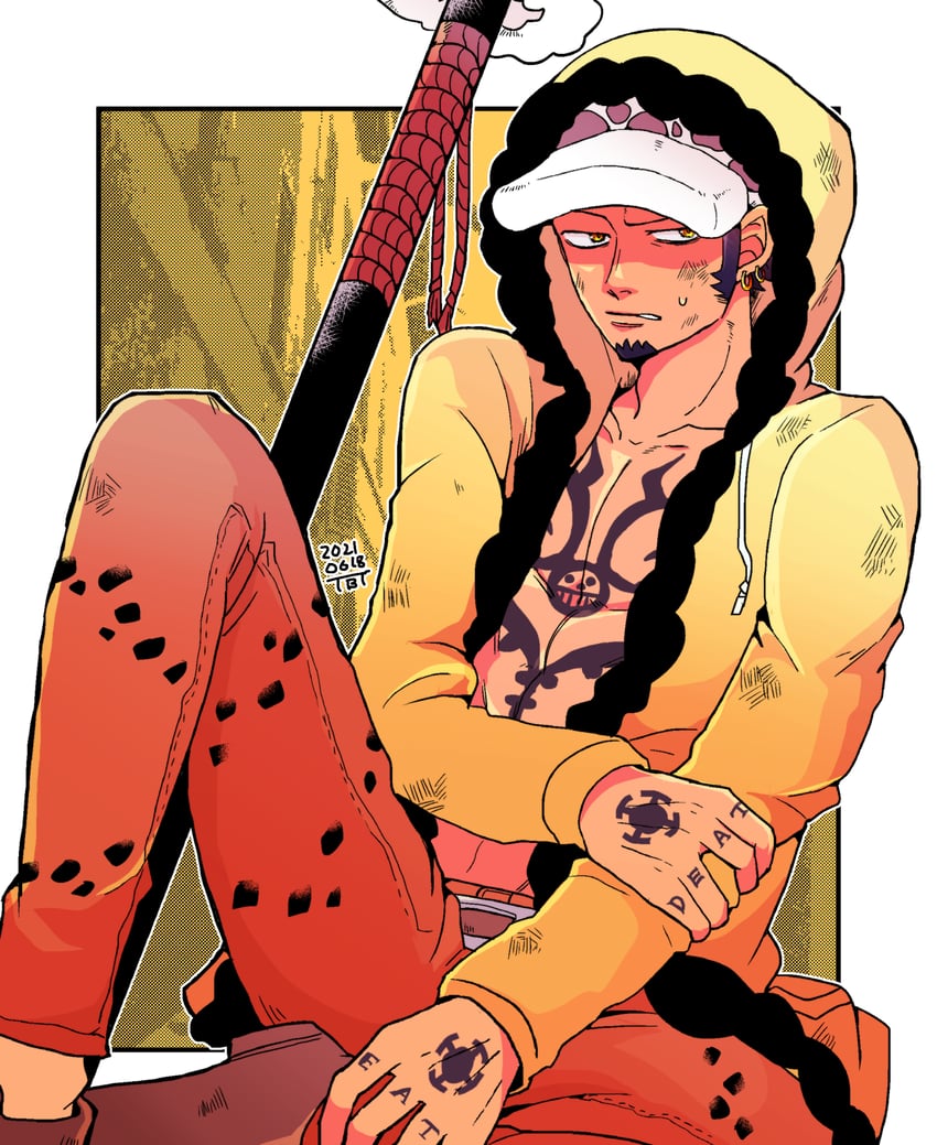 trafalgar law (one piece and 1 more) drawn by tbt