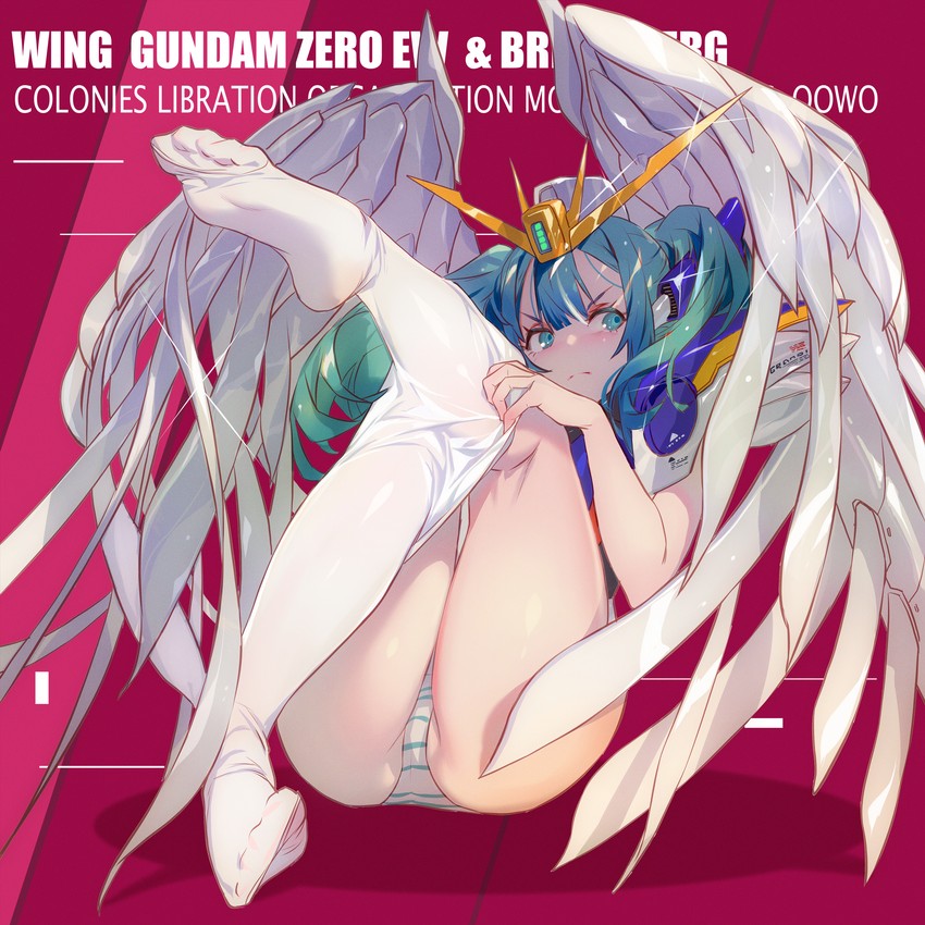 wing gundam zero custom (gundam and 2 more) drawn by grandia_lee