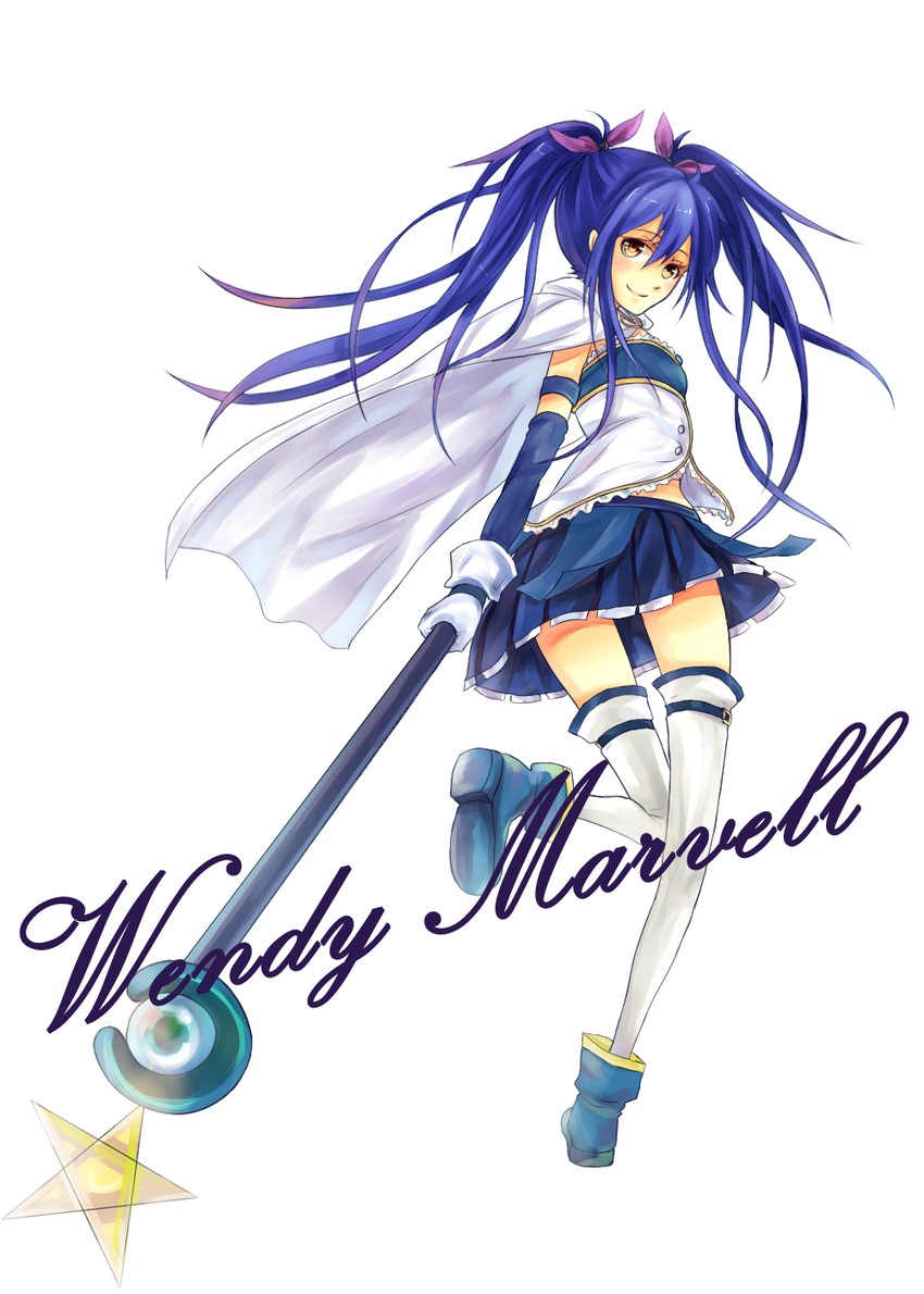 miki sayaka and wendy marvell (mahou shoujo madoka magica and 1 more) drawn by rozy