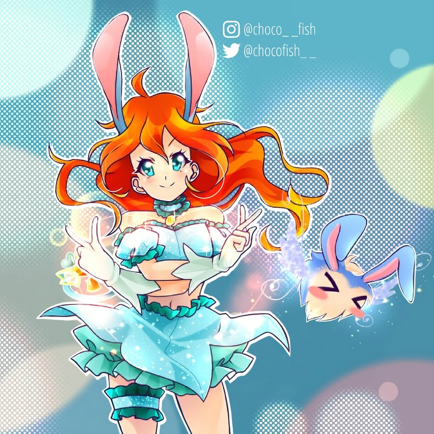 bloom, masha, and kiko (tokyo mew mew and 1 more) drawn by chocofish