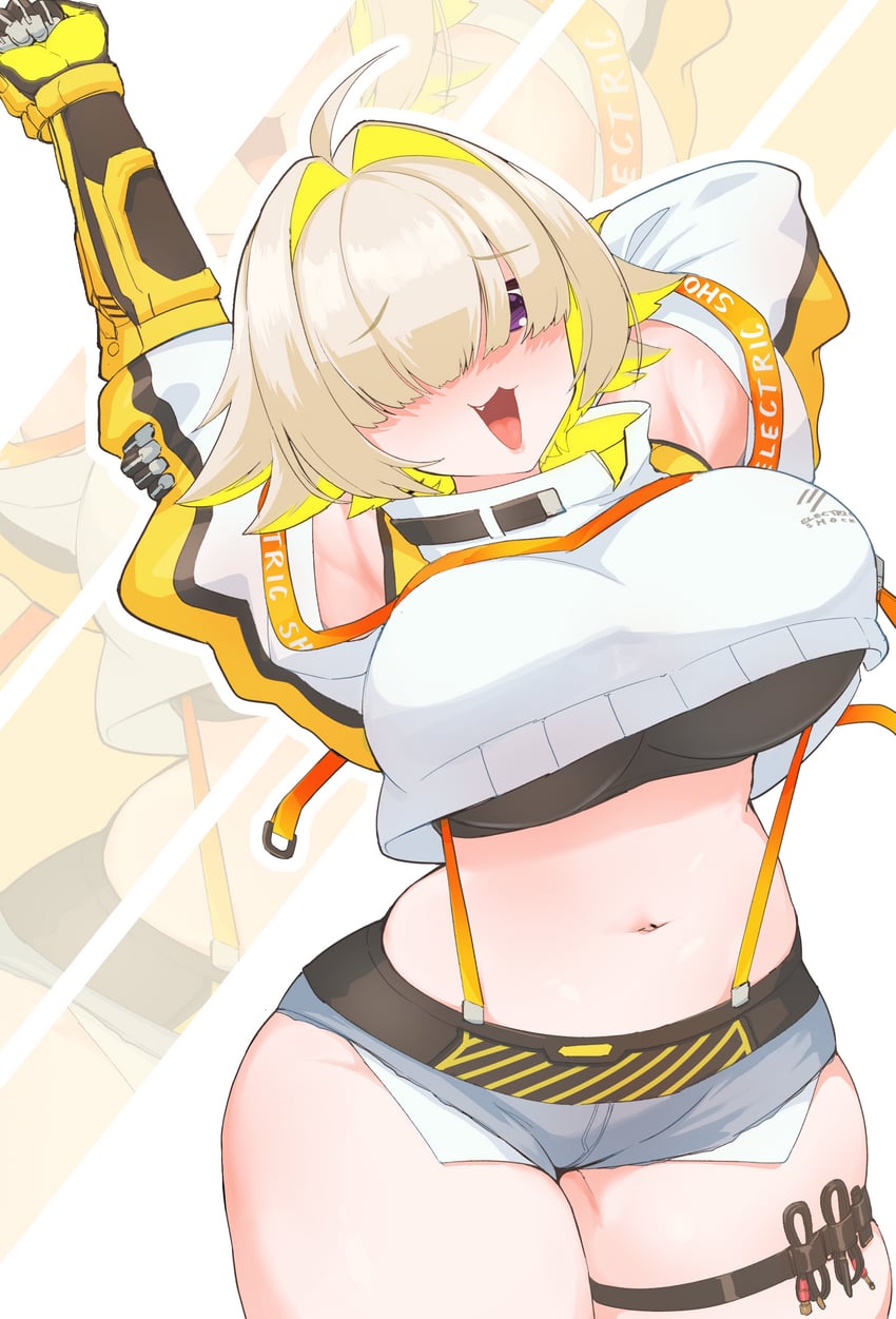 elegg (goddess of victory: nikke) drawn by sirahune_penny