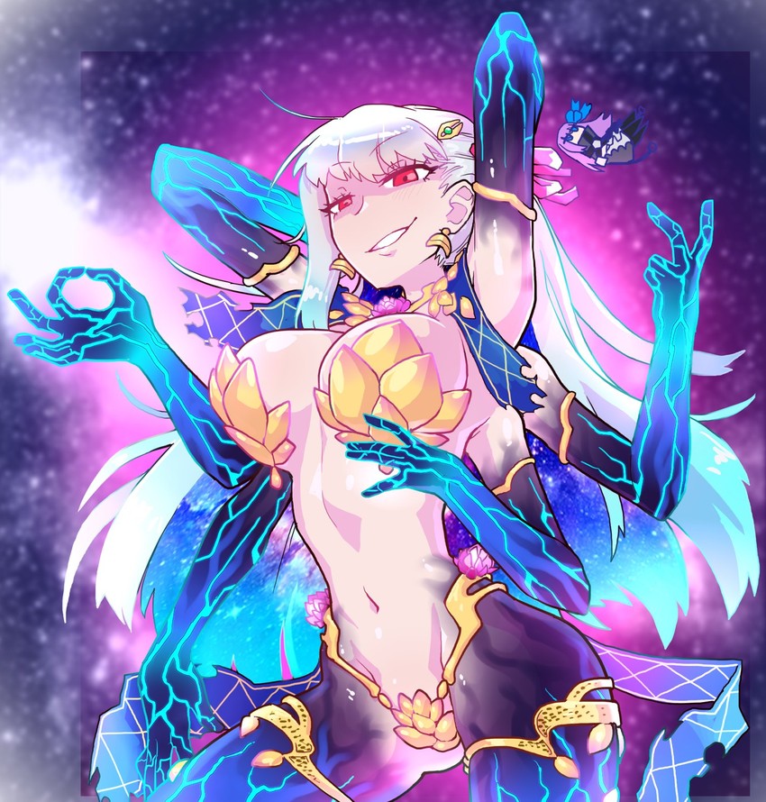meltryllis and kama (fate and 3 more) drawn by tenk