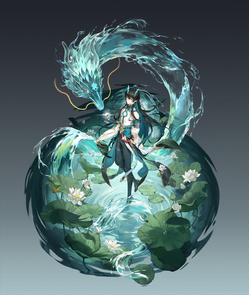 dan heng (honkai and 1 more) drawn by naglus