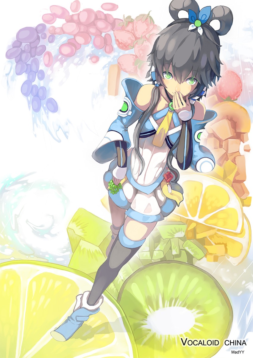 luo tianyi and luo tianyi v3 (vocaloid and 1 more) drawn by madyy