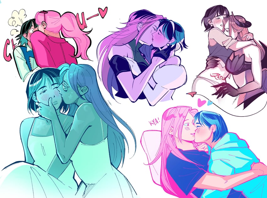 sua and mizi (alien stage) drawn by crown_prinxe
