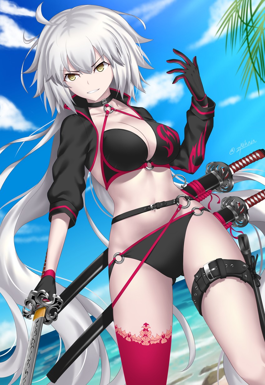 jeanne d'arc alter (fate and 1 more) drawn by nihnfinite8