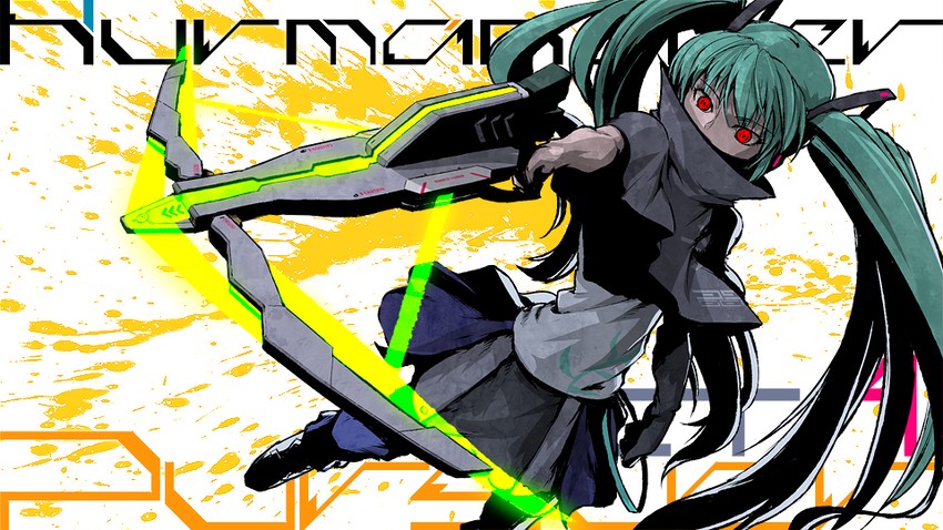 hatsune miku (vocaloid) drawn by ebizome