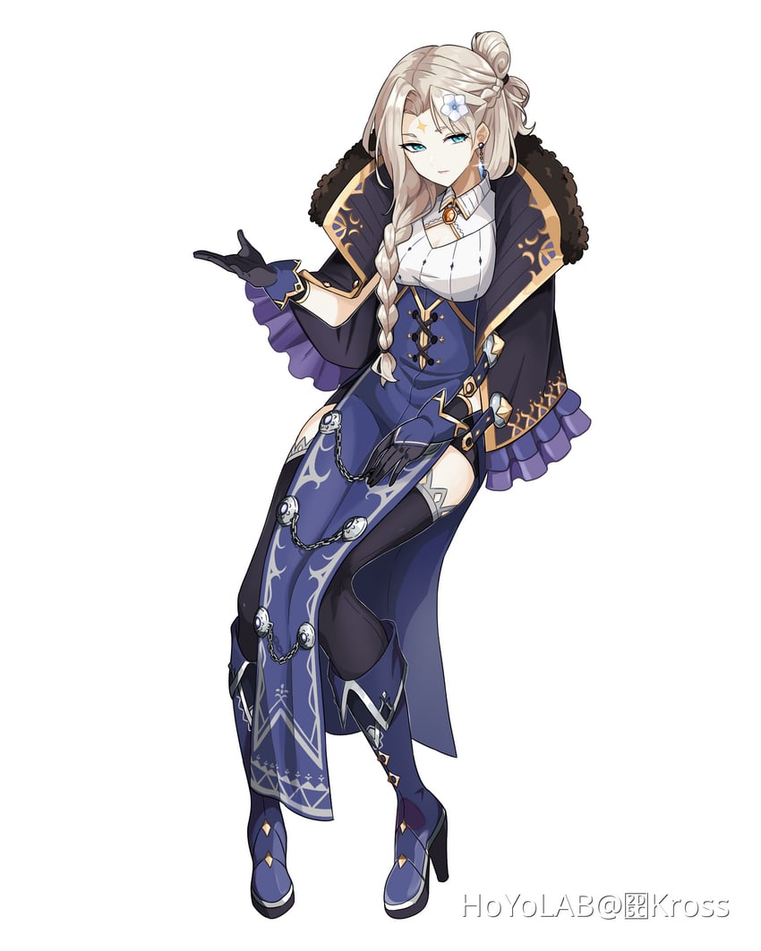 rhinedottir (genshin impact) drawn by kross_(hoyolab142176118)