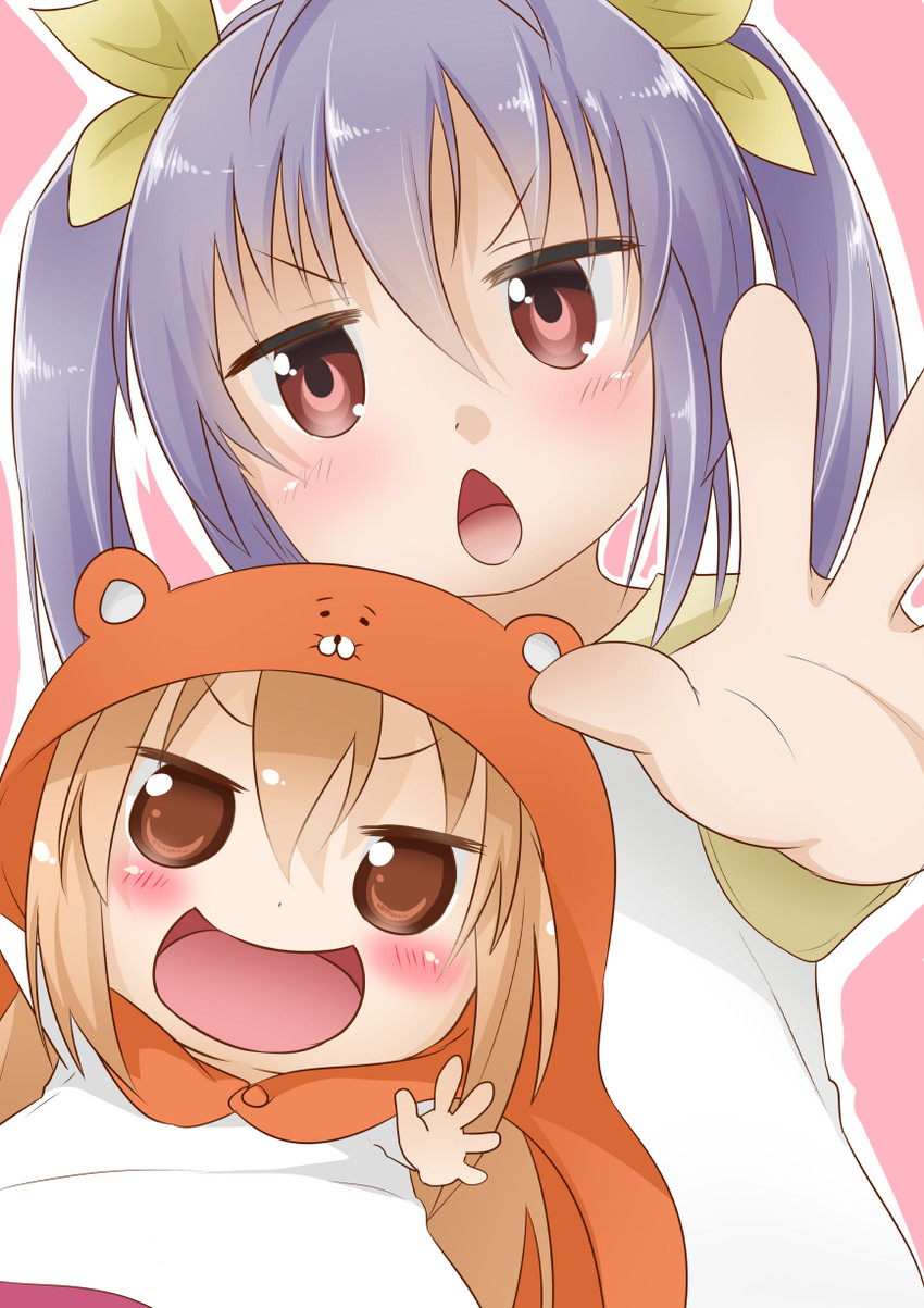 doma umaru, miyauchi renge, and komaru (non non biyori and 1 more) drawn by kazuya_lolicon