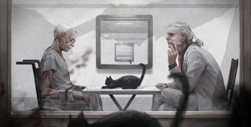 kim kitsuragi and harry du bois (disco elysium) drawn by chanasykine
