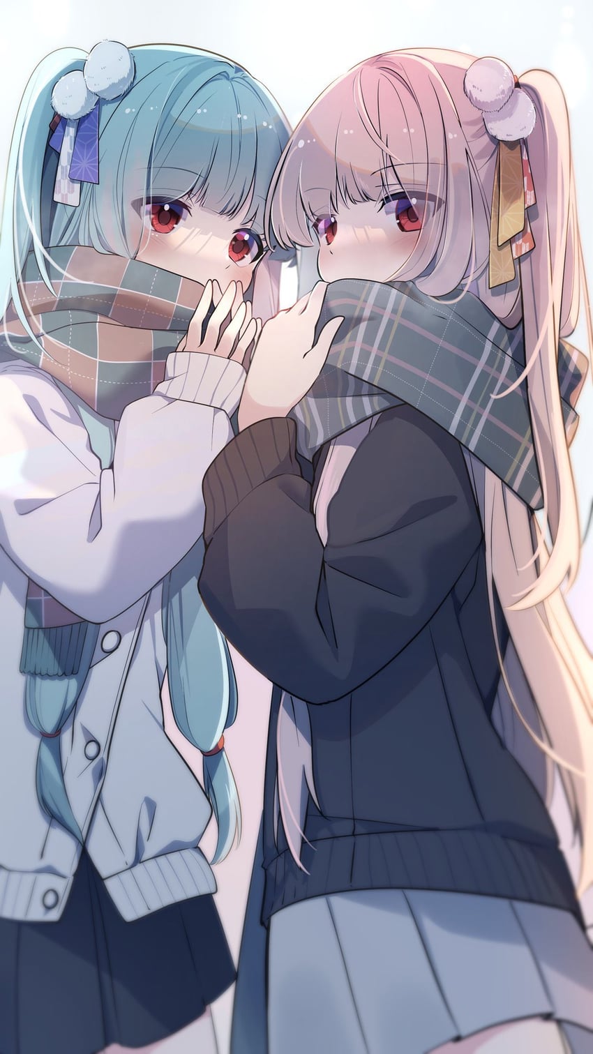 kotonoha akane and kotonoha aoi (voiceroid) drawn by rasu_(mtn)
