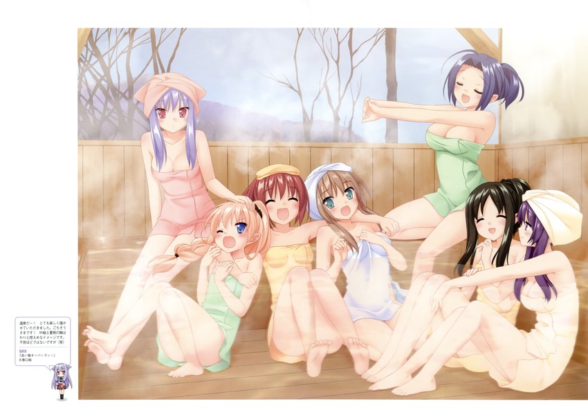 serizawa fumino, kiriya nozomi, umenomori chise, tsuzuki otome, naruko kanae, and 2 more (mayoi neko overrun!) drawn by kani_biimu