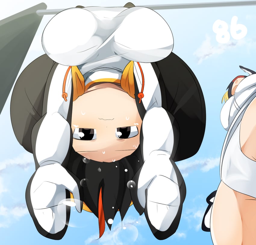 emperor penguin and rockhopper penguin (kemono friends) drawn by lets0020