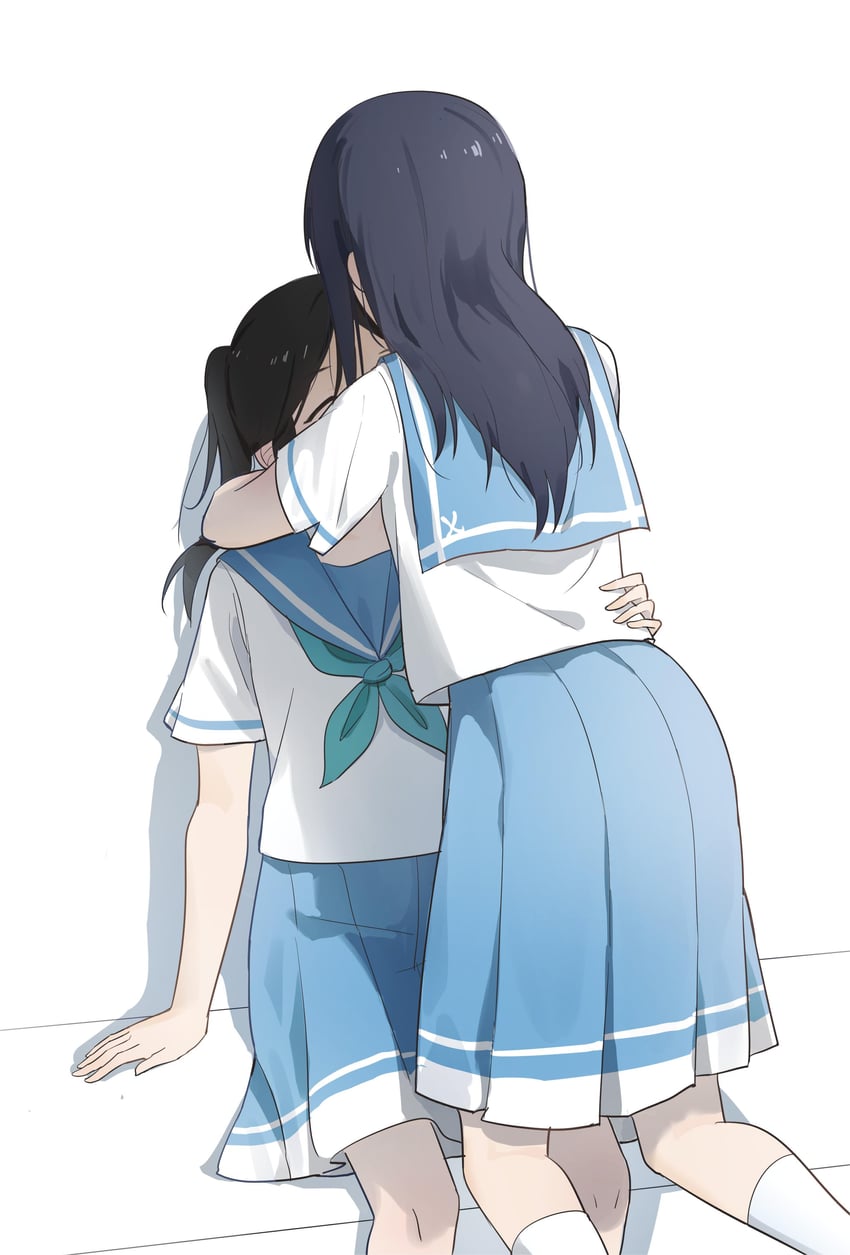 yoroizuka mizore and kasaki nozomi (hibike! euphonium and 1 more) drawn by lrhwushang