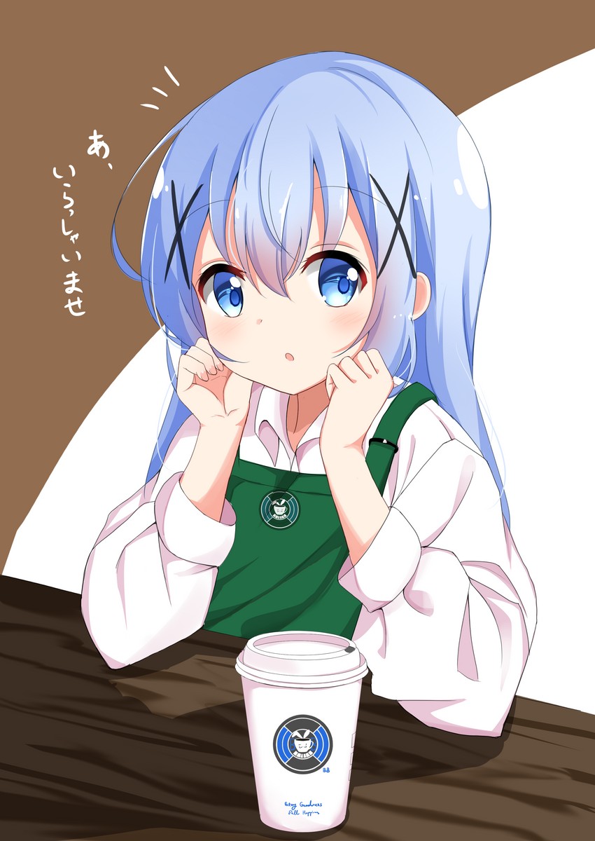 kafuu chino (gochuumon wa usagi desu ka?) drawn by kousaka_nobaku
