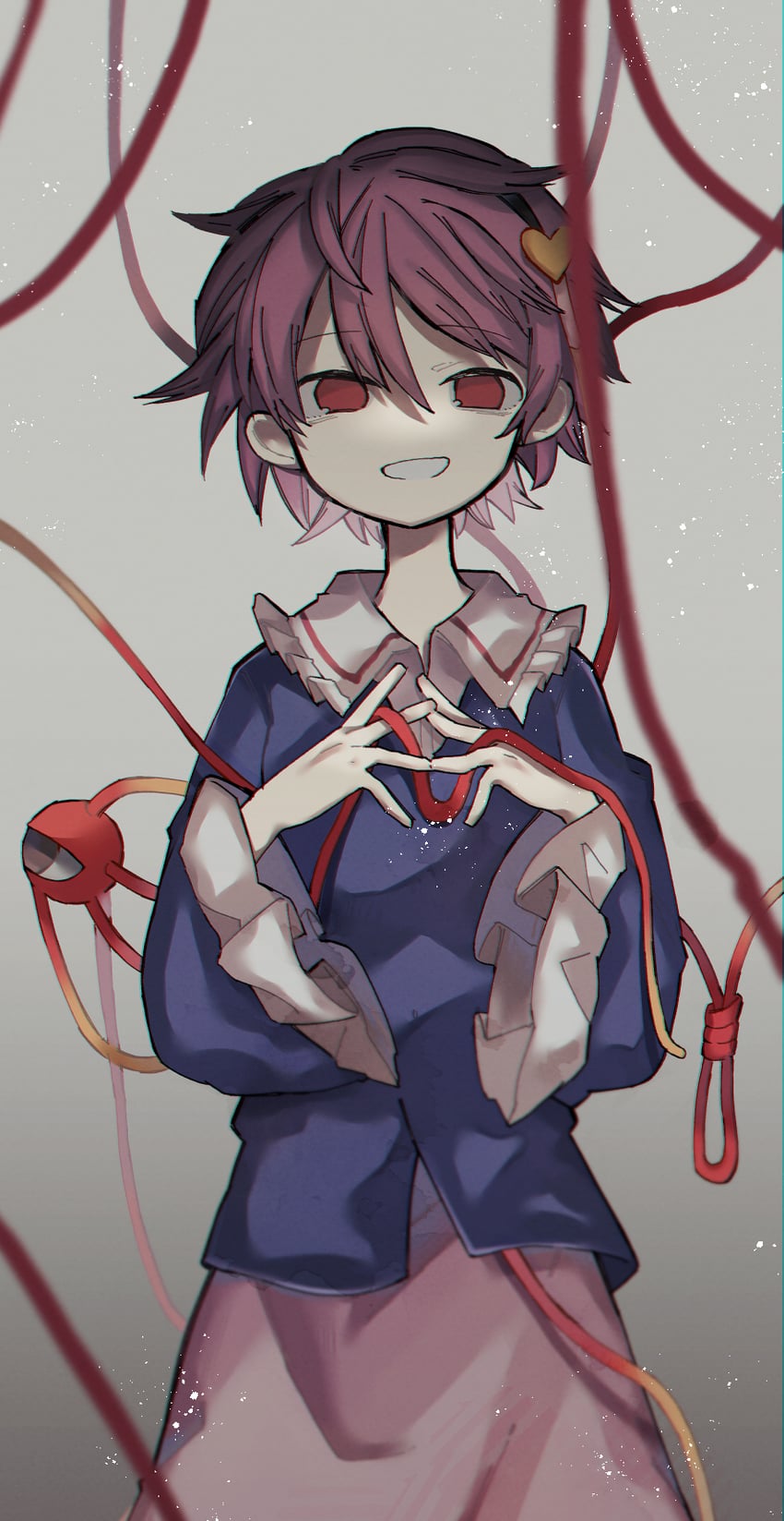 komeiji satori (touhou) drawn by hatsushiro_mamimu