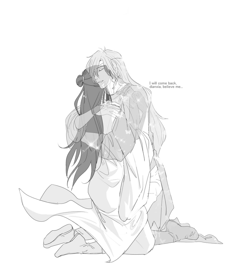 xie lian and hua cheng (tianguan cifu) drawn by tamtam_(dahliadenoire)