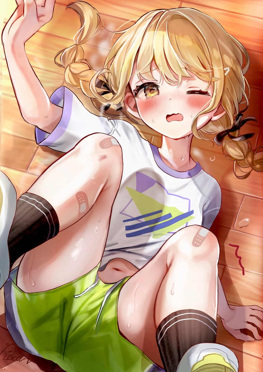 fujita kotone (idolmaster and 1 more) drawn by rachip