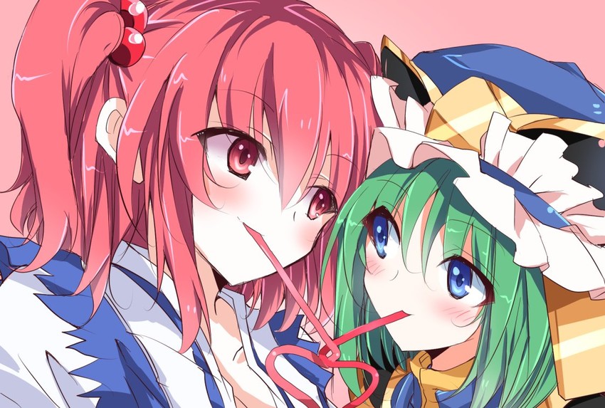 shiki eiki and onozuka komachi (touhou) drawn by ichimura_kanata