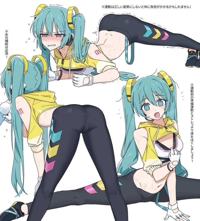 hatsune miku (vocaloid and 2 more) drawn by channel_(caststation)
