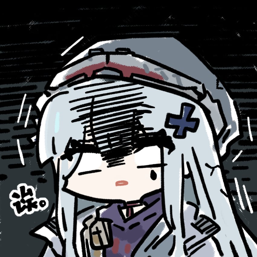 hk416 and clukay (girls' frontline and 1 more) drawn by cui_pi_zha_xia_qiu