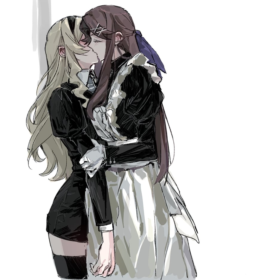 saijou claudine and tendou maya (shoujo kageki revue starlight) drawn by 9urodine