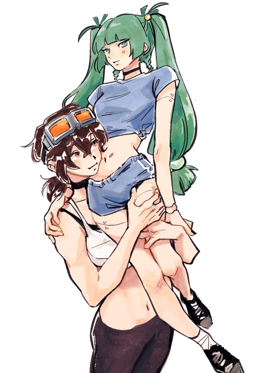 qingyi and grace howard (zenless zone zero) drawn by badhapple