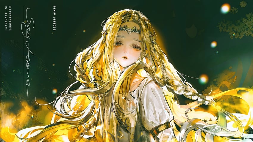 miquella (elden ring and 1 more) drawn by say_hana