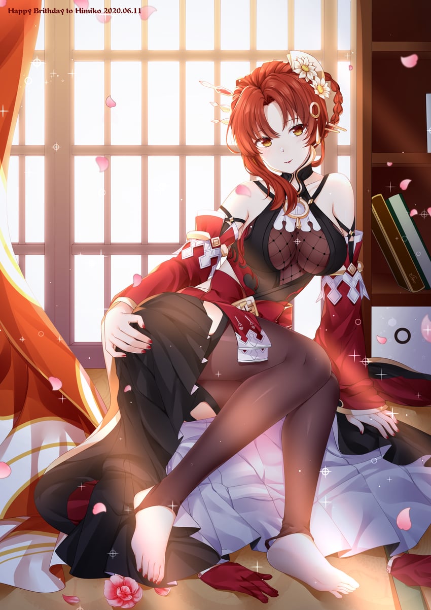 murata himeko (honkai and 1 more) drawn by cen_(cenll)
