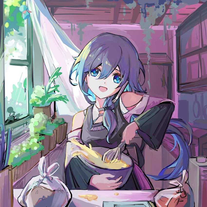 fu hua (honkai and 1 more) drawn by qingqingxiaoo