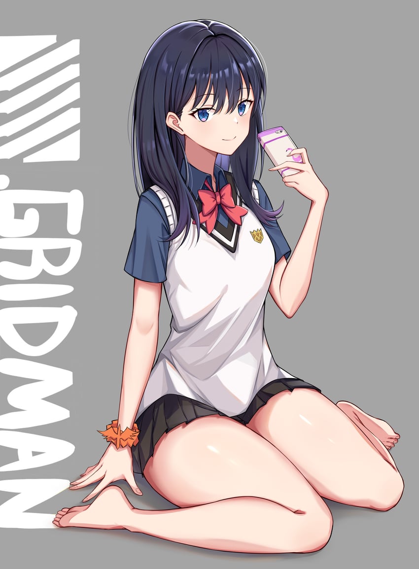 takarada rikka (gridman universe and 1 more) drawn by backon