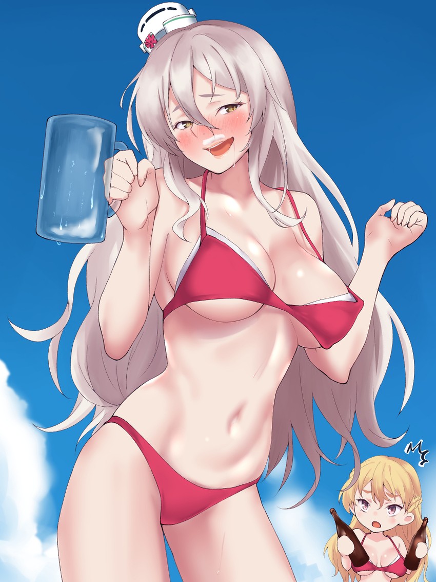 pola and zara (kantai collection) drawn by shingyou_(alexander-13)