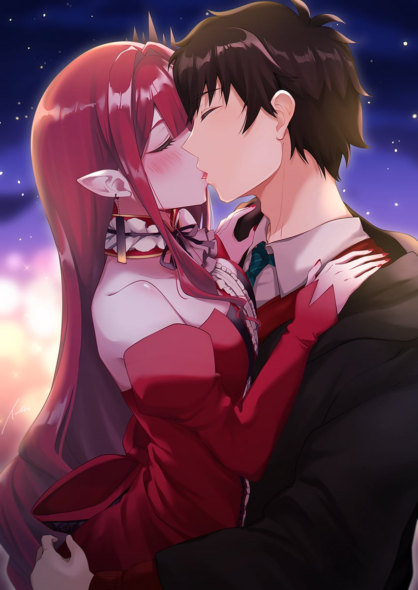 fujimaru ritsuka and baobhan sith (fate and 1 more) drawn by ichi_kq